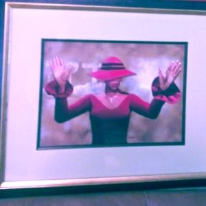 African art. Measures 10 1/2 x 6 1/2